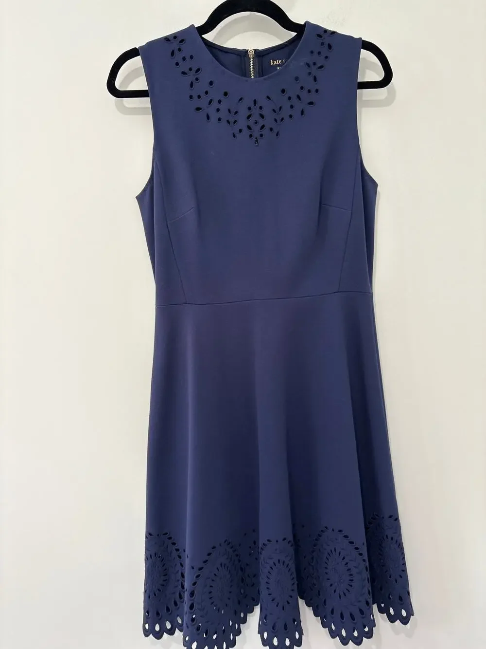 Kate Spade New York Sleeveless Lasercut Fit and Flare Dress Size 6